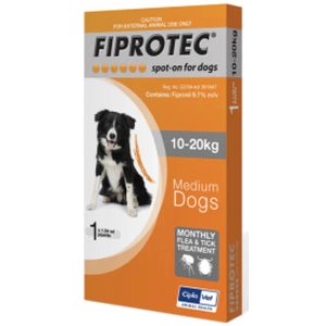 Fibrotec Dog Medium (10 - 20kg) Orange